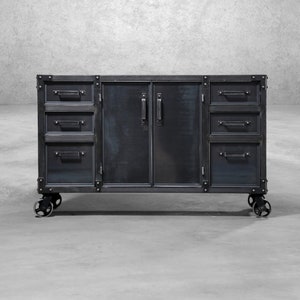 The Centec Storage Cabinet Modern Industrial Furniture File Cabinet Office Sideboard image 3