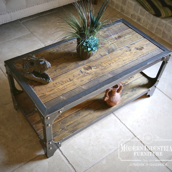 Industrial Coffee Table Etsy