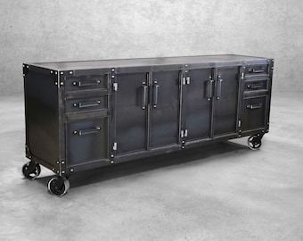 Centec XL Storage Cabinet | Modern Industrial Furniture File Cabinet | Office Sideboard