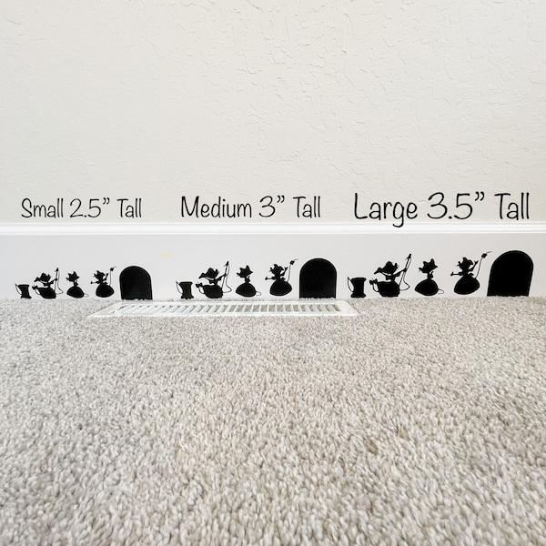 Mouse Wall Decal Etsy
