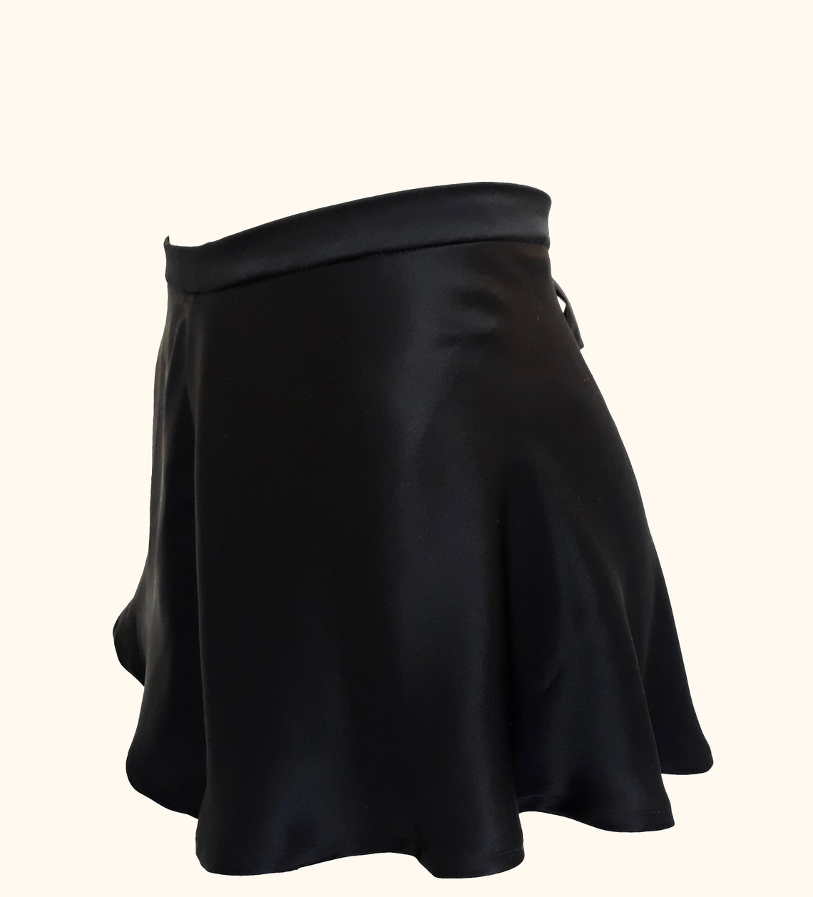 Black Silk Bias Cut Emmeline Tap Pants - Etsy