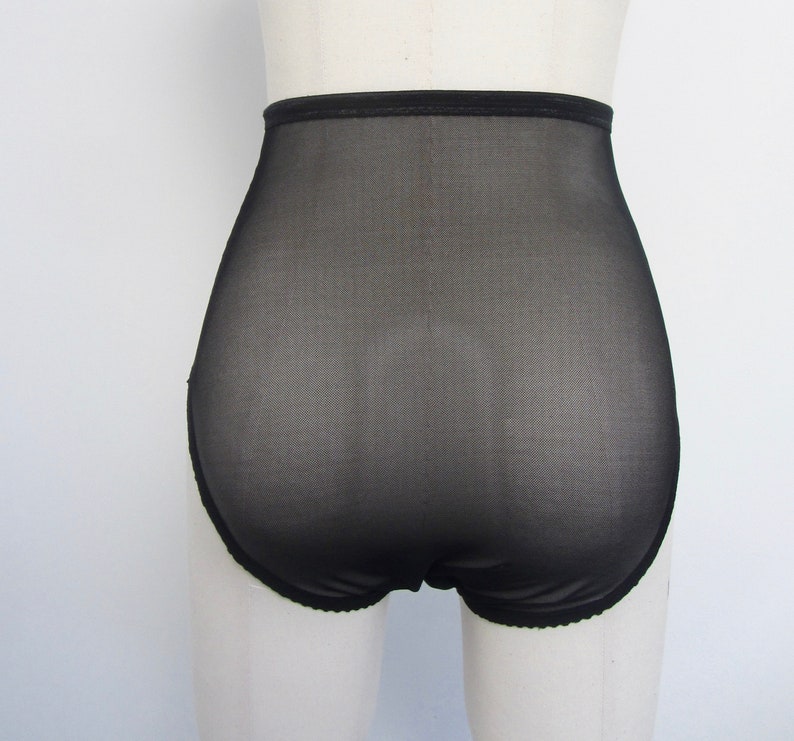 High Waist Silk and Mesh Serena Knickers