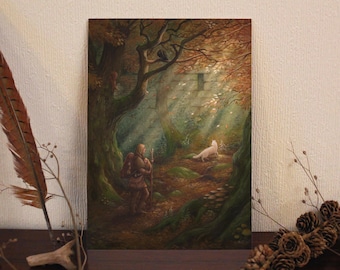 Lightbearer - Hand embellished & signed art print