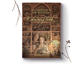 A Compendium of Witches Colouring Book - Paperback version