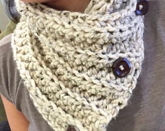 MOTIF SEULEMENT ** Modèle au crochet pour capote à gros boutons côtelés (téléchargement PDF)