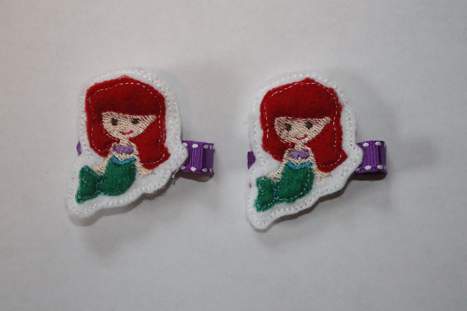Ariel Felt Hair Clips Etsy Ariel Felt Hair Clips Etsy