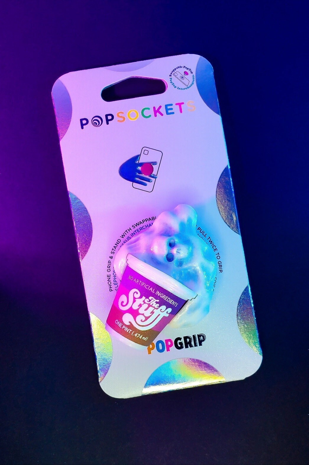  FUNKY TOWN Fort Worth TX Script Design PopSockets Swappable  PopGrip : Cell Phones & Accessories