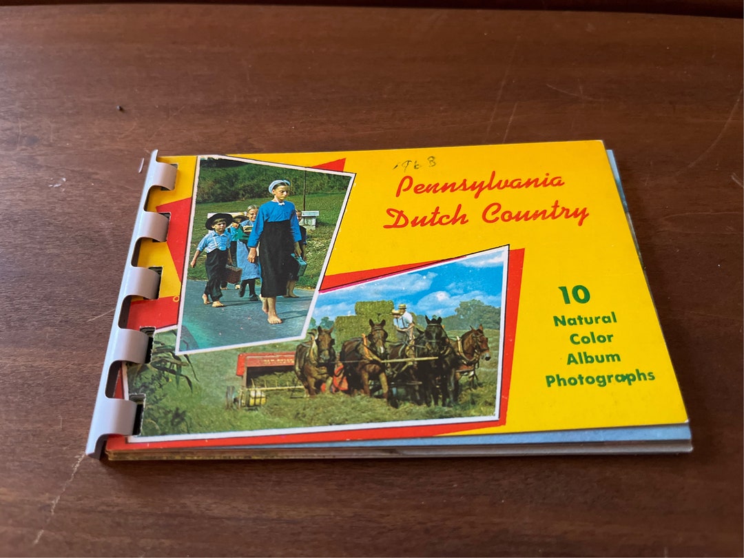 Souvenir Photo Book Pennsylvania Dutch Country Etsy