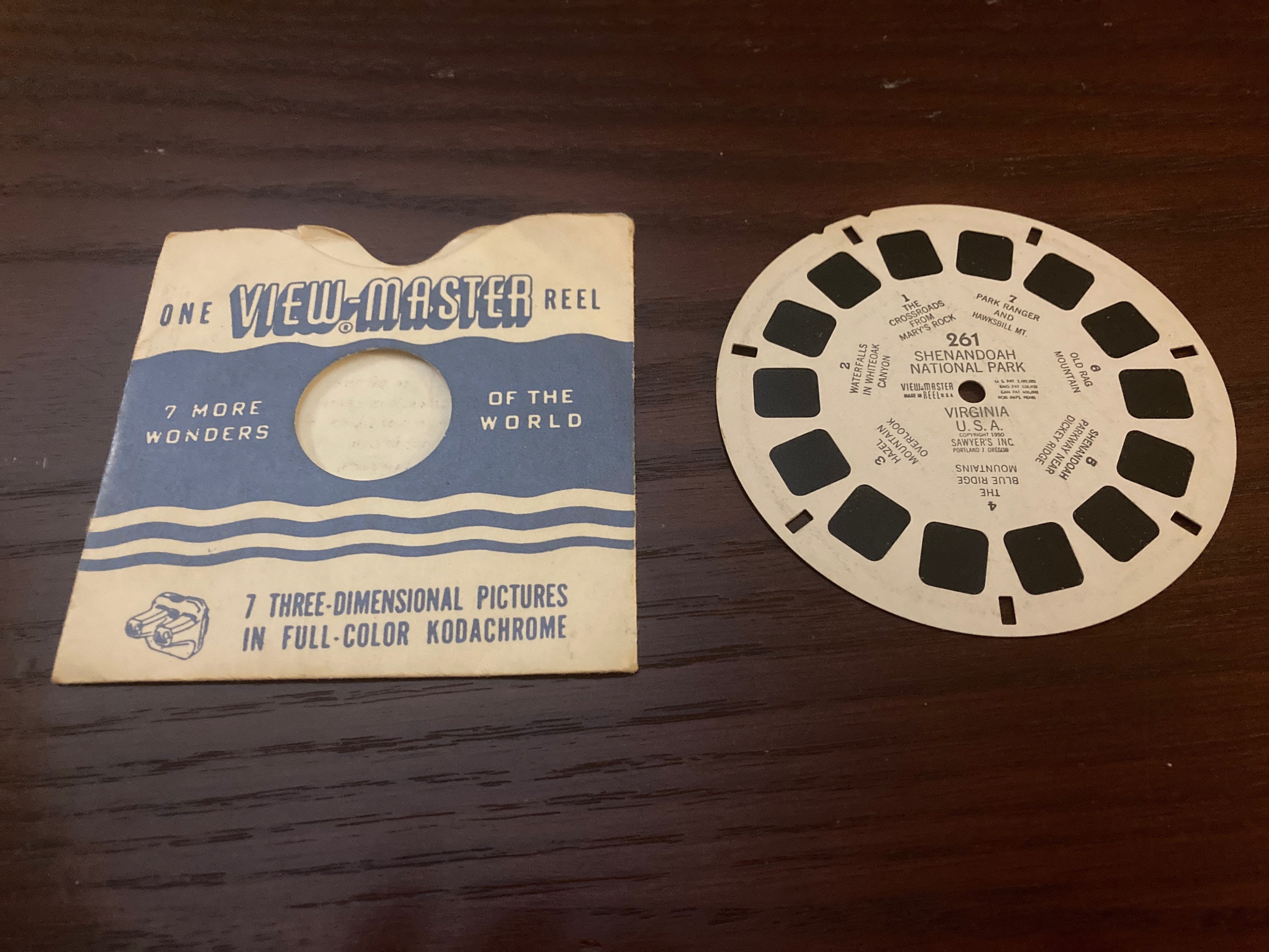 1940's View-master 3-D Story Snow White and the Seven Dwarfs Reel