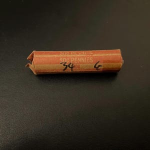 1934 penny roll circulated
