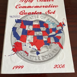 1999-2008 state quarter book complete