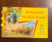 souvenir photo book greetings from The Amish Country