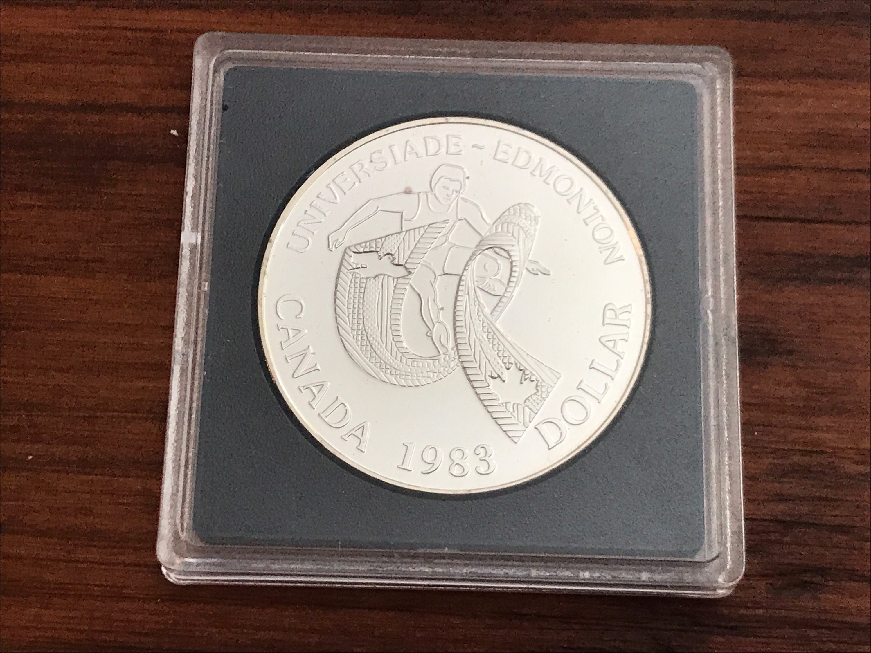 1983年 カナダ ドル コイン 記念 1983年ユニバーシアード