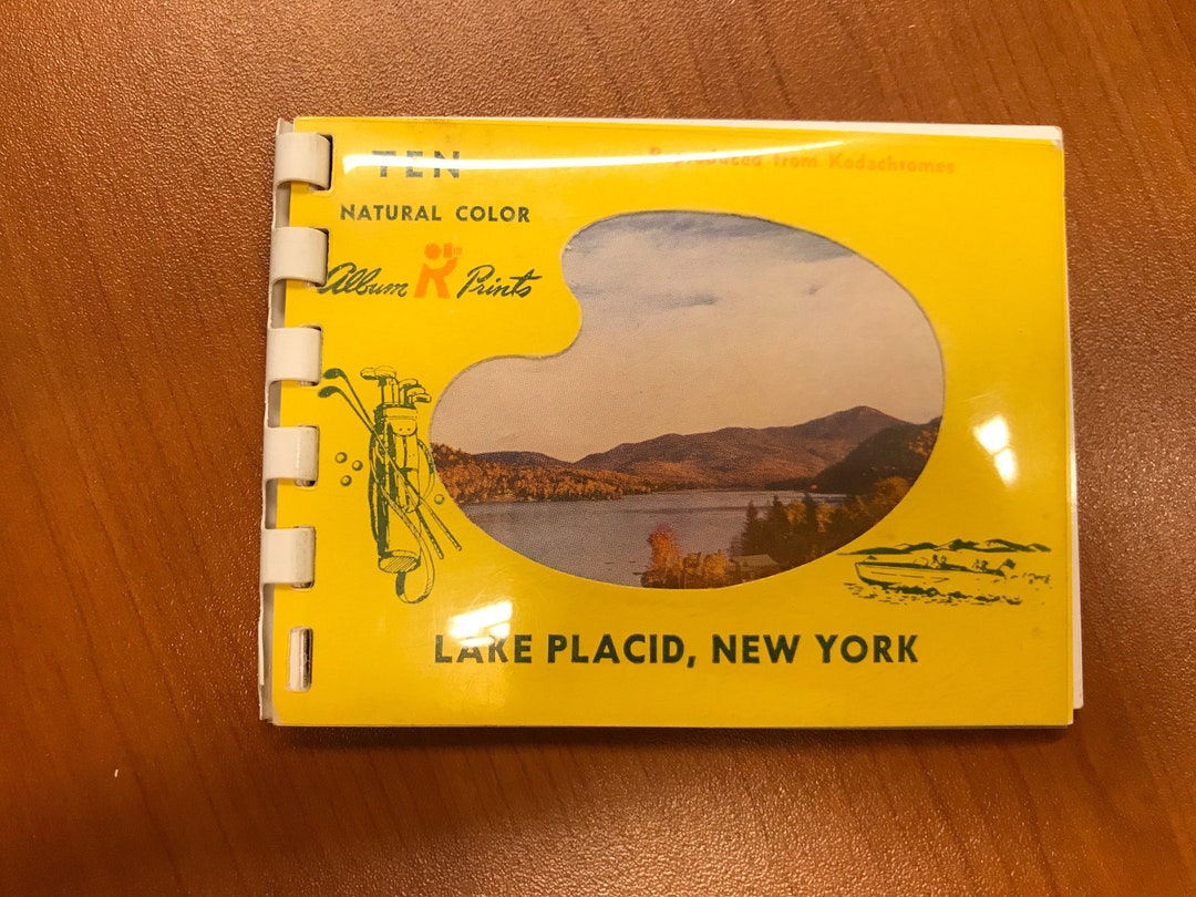Lake Placid Souvenir Photo Book Etsy