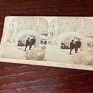 Stereoview &quot;niagra falls, prospect part”