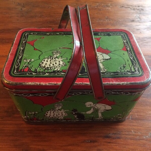 vintage pic nick basket lunch box