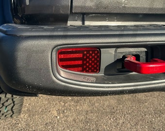 American Flag Rear Reflector Accent Decal Kit For Jeep Gladiator (2020+)