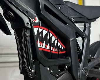 Kit graphique de stickers décoratifs pour batterie Shark Mouth Flying Tigers pour Talaria Sting MX3/MX4