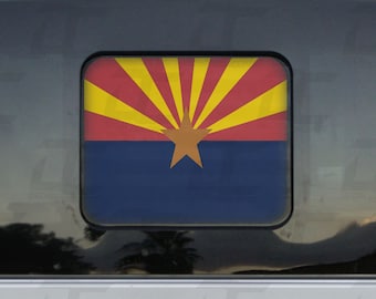 Arizona State Flag Rear Window Printed Accent Decal For Ford F150/F250 (2015-2025)