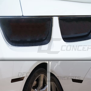 Tail light / Side marker Smoked Overlay Tint Kit For Chevy Camaro (2010-2013)