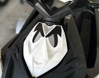 Sea-Doo Spark (2014-2023)用フロントパネルアイアクセントデカールキット ブラックピンクカラー