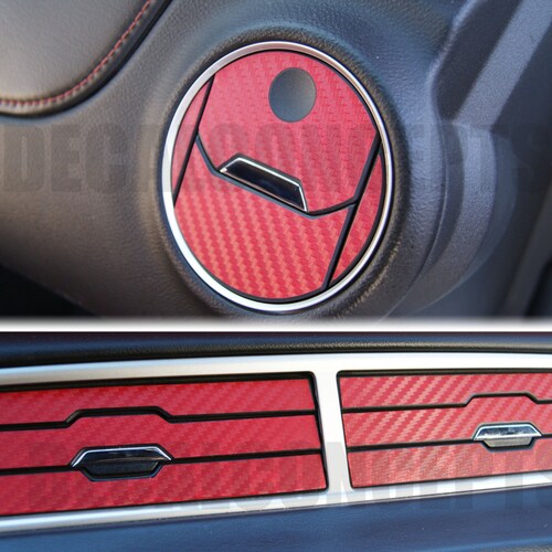 Camaro Carbon Fiber Stereo Overlay Decal Kit 20102015 Etsy