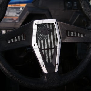 Amerikanische Flagge Lenkrad Aufkleber Grafikkit - Für Polaris RZR 1000 & General