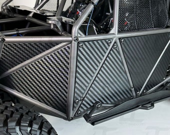 Carbon Fiber Inner Body Panel Decal Accent Kit For Traxxas Unlimited Desert Racer (UDR)