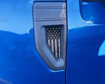 American Flag Fender Badge Emblem Accent Decal Kit For Ford Maverick (2022+)