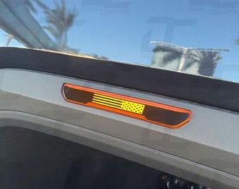 American Flag Fender Light Side Marker Accent Decal Kit For GMC Sierra 2500/3500 (2020-2025)