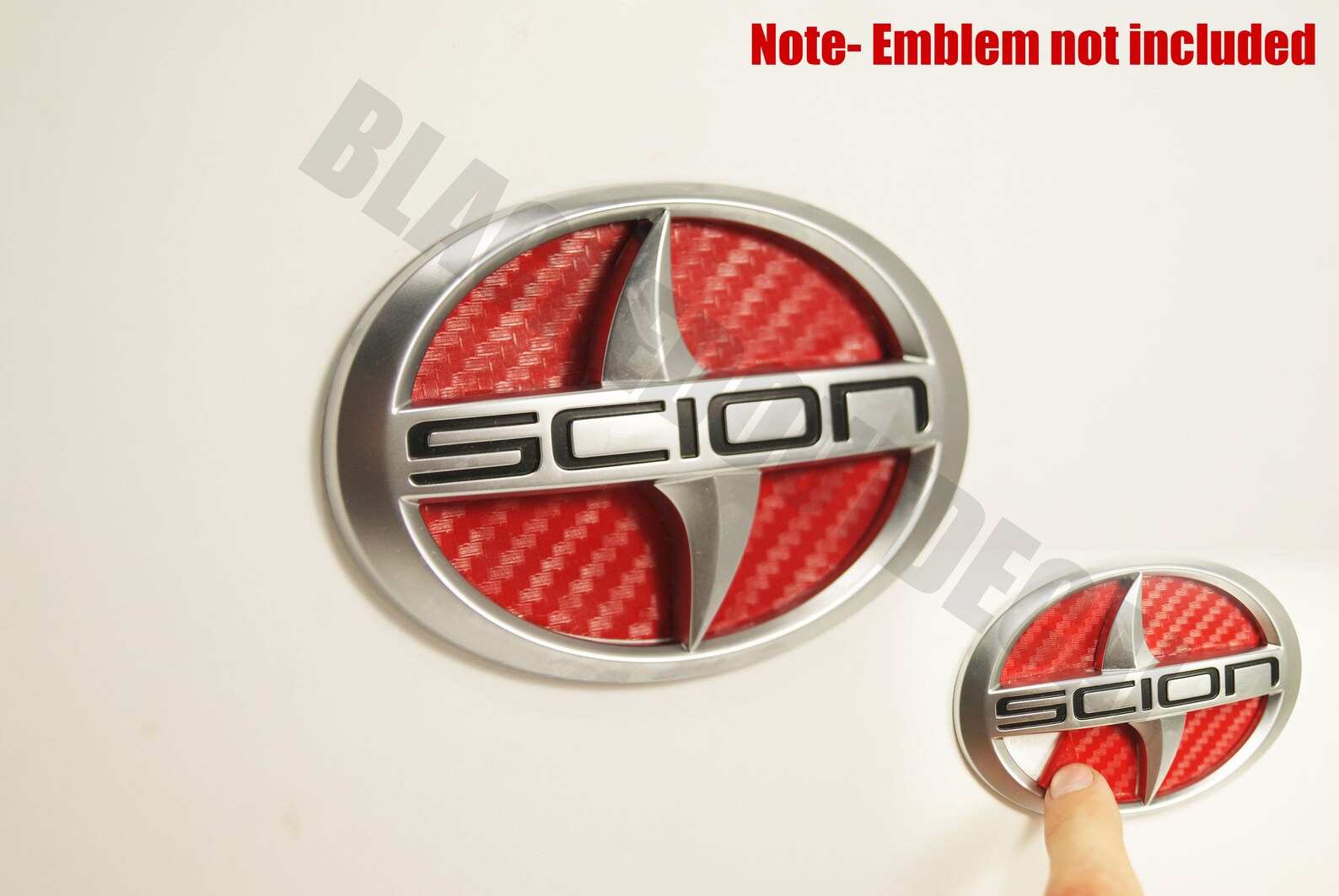 042010 Scion TC Carbon Fiber Rear Trunk Inlay Emblem Vinyl Etsy
