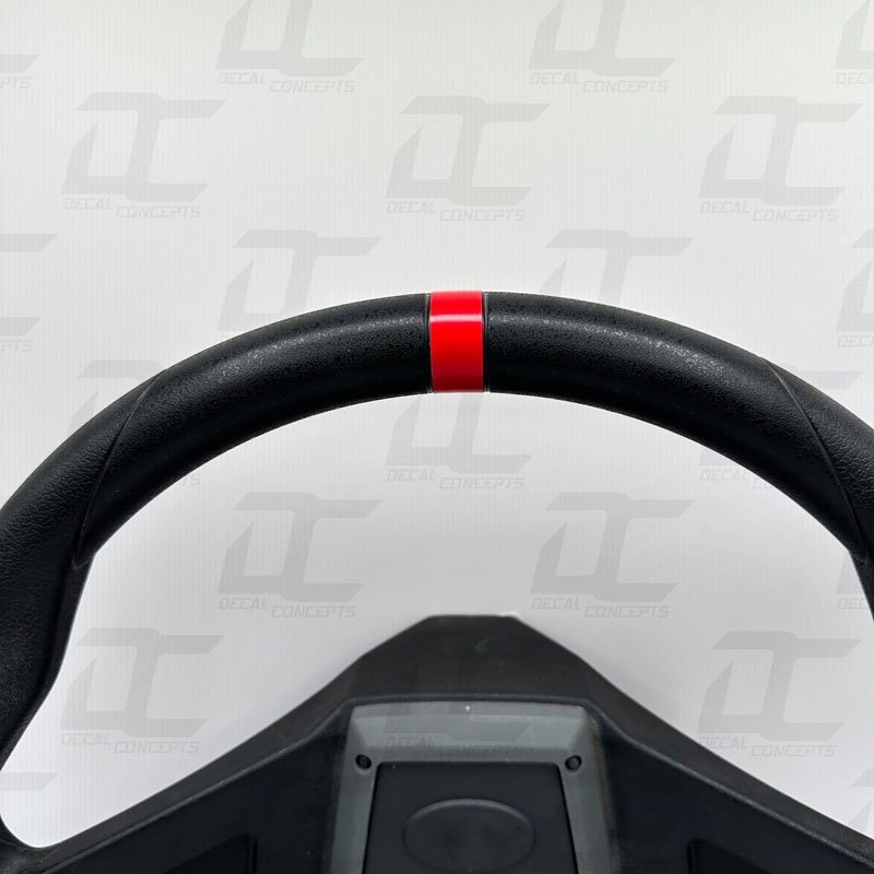 Kit di intarsi con strisce rosse per volante per Polaris RZR 1000