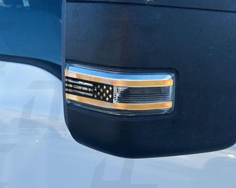 American Flag Side Mirror Accent Decal Kit For Ford F250-F350 (2017-2025)