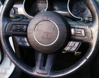 Steering Wheel Accent Decal Cover For Ford Mustang (2015-2023)