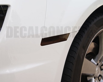 Front & Rear Smoked Side Marker Decal kit For Chevy Camaro (2010-2015)