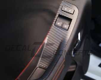Carbon-Faser-Tür-Schalter Panel Aufkleber Kit für Chevy Camaro (2012-2015)