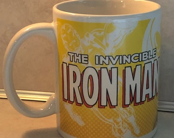 The Invincible IRON MAN Ceramic Mug Cup by Zac Designs 11 oz.