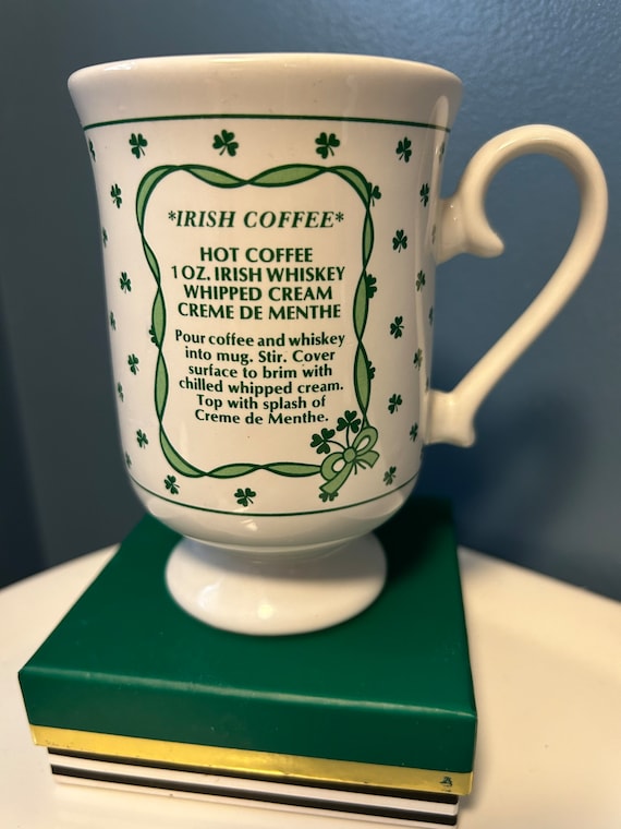 Irish Coffee 9 Ounce Tall Pedestal Mug - Etsy