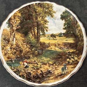 The Cornfield by John Constable English Artist Vintage Plate Collectible