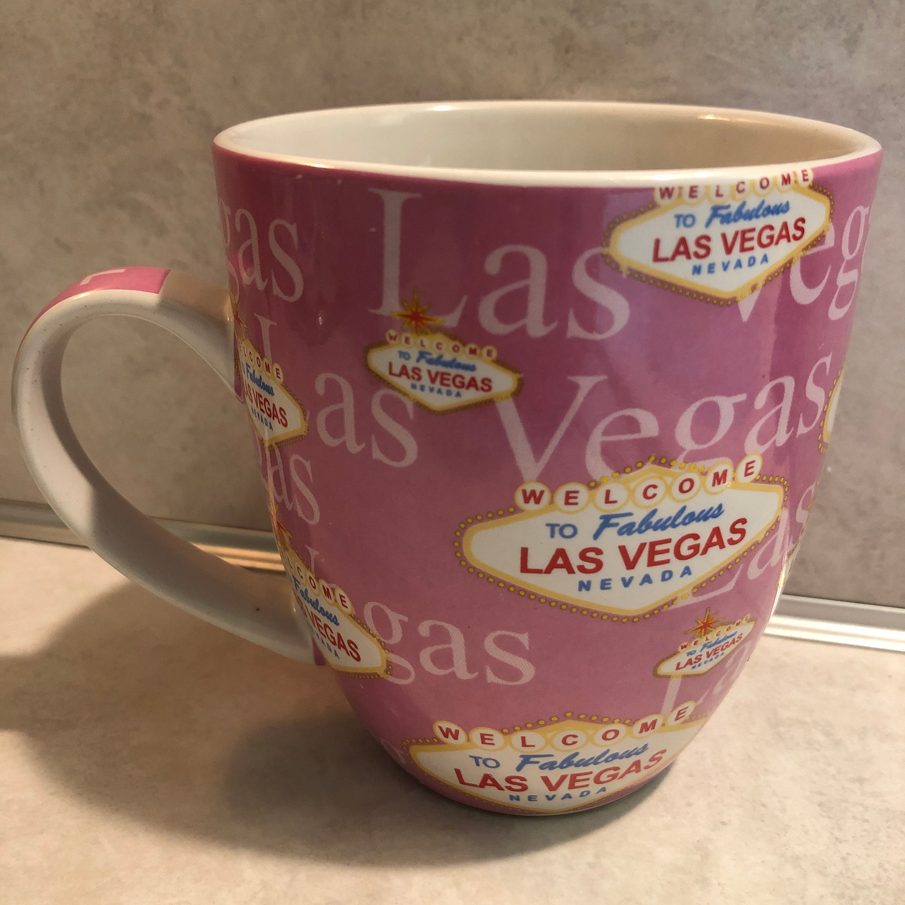  Aeisage Las Vegas Mug Glass Tea Cup American Souvenirs Las Vegas  Nevada City Mugs Gifts LV Golden Skyline Coffee Cup 11 Ounce : Home &  Kitchen