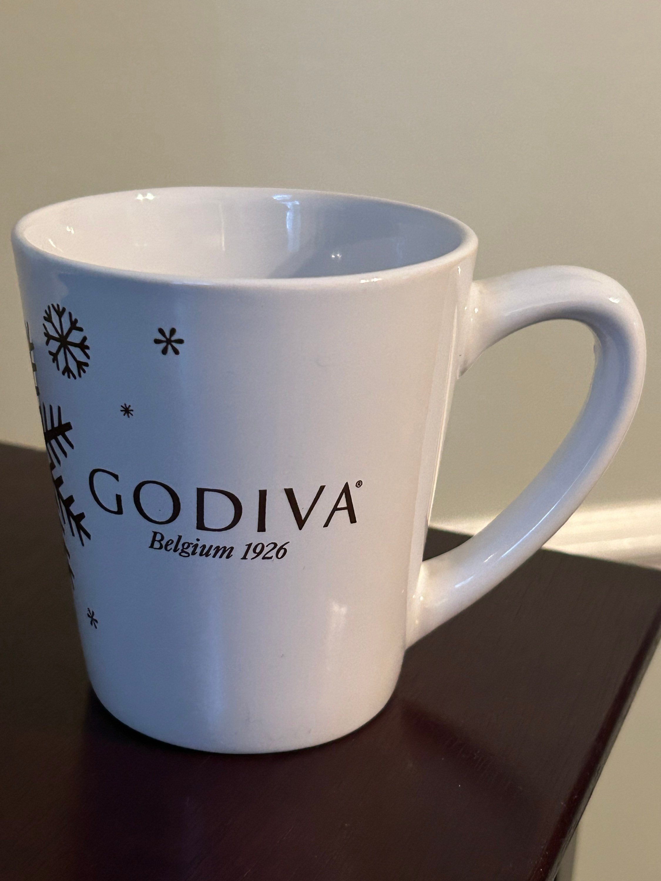 Godiva Barista Coffee Gift Set, Includes 2 Ceramic Logo Mugs