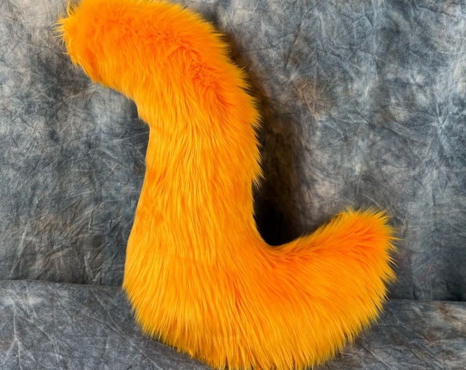 READY TO SHIP!!! Golden Yellow Wolf Tail