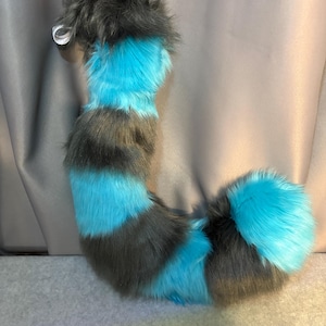 Cheshire Cat Tail Grey and Blue