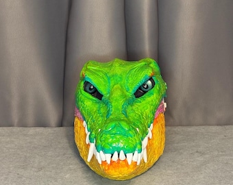 Alligator, Crocodile fursuit head base DIY