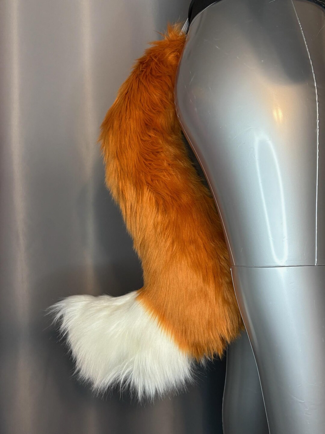 Rust Tail Rust and White Fox Fursuit Tail - Etsy