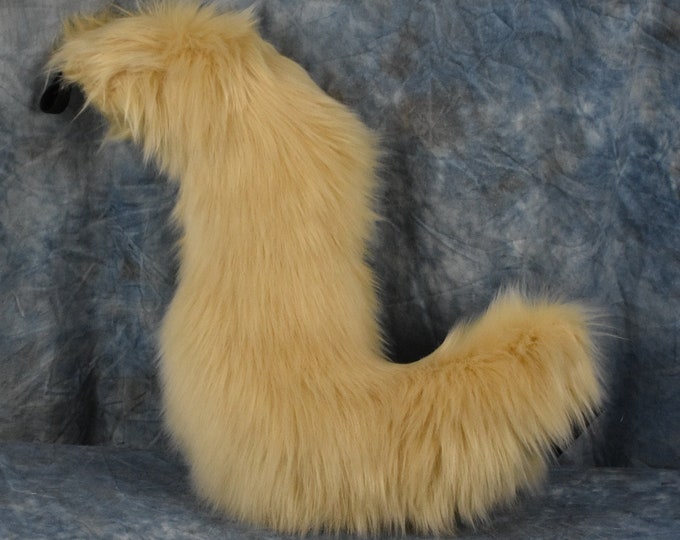 Camel/Blonde Wolf Fursuit tail