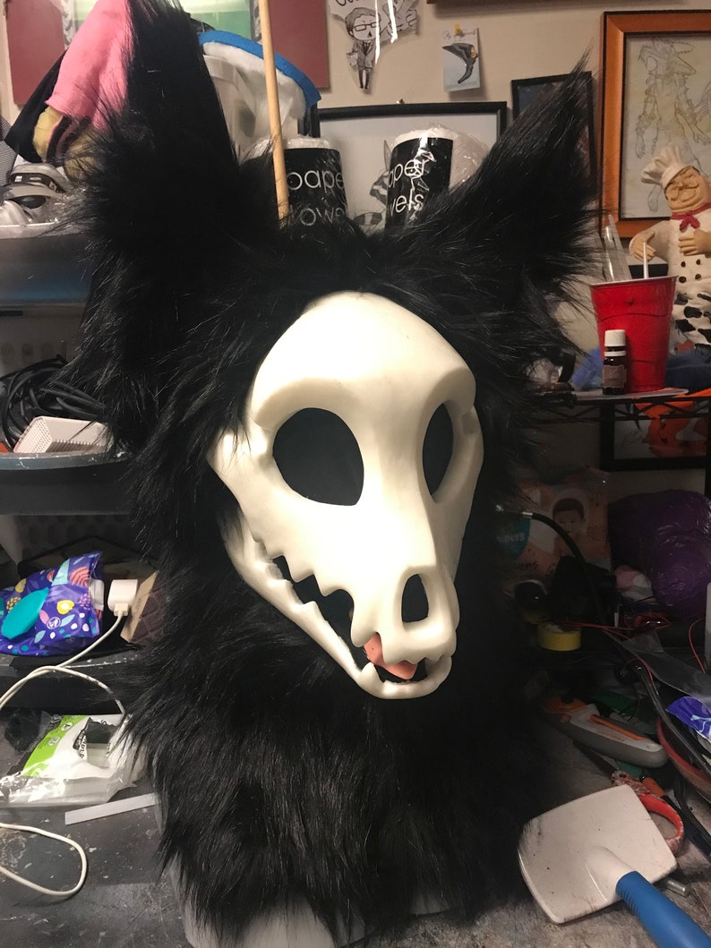 Custom Toony Skull Fursuit Head Etsy