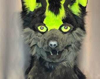 Alien Fox Premade Fursuit head