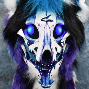 OPEN  Artistic Liberty Skull Creature Fursuit Head Commission