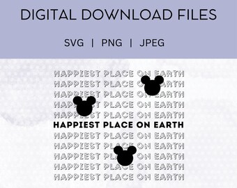 Gelukkigste plek digitale download JPG SVG PNG vinyl gesneden bestand